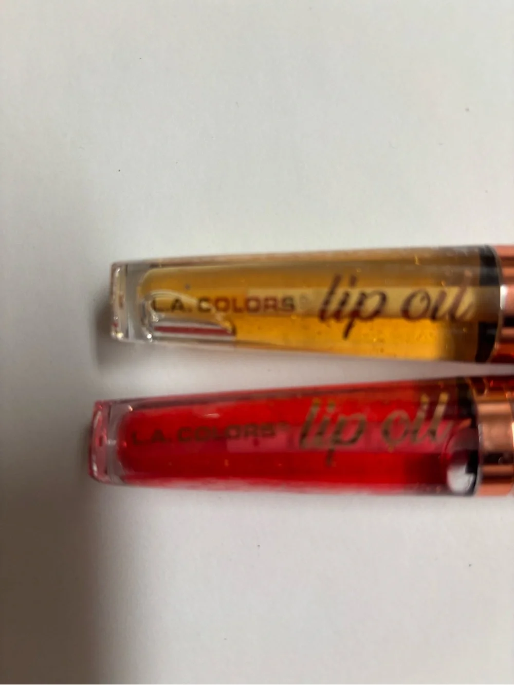 L.A. Colors Lip Oil Duo - Yellow & Red